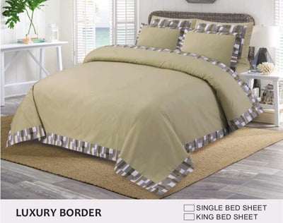 Luxury King Size Bedsheet with Four Pillows