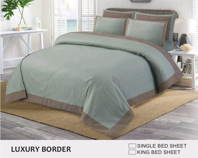 Luxury King Size Bedsheet with Four Pillows