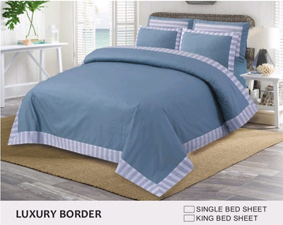 Luxury King Size Bedsheet with Four Pillows