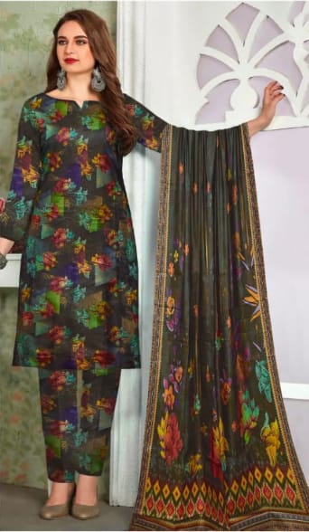 Gul Ahmad Printed Allover Shamray 3PC (Unstitched)