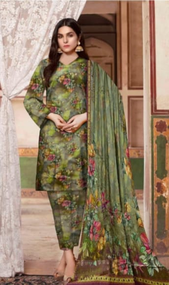 Gul Ahmad Printed Allover Shamray 3PC (Unstitched)
